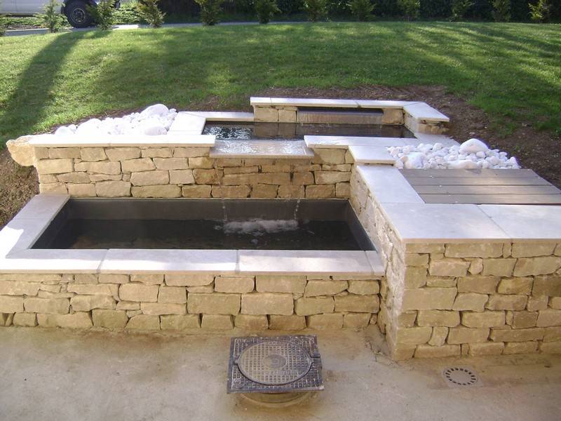 Création de bassins aquatiques